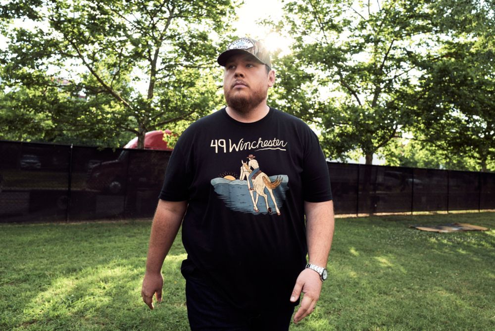 Luke Combs reppin 49 Winchester in Rolling Stone